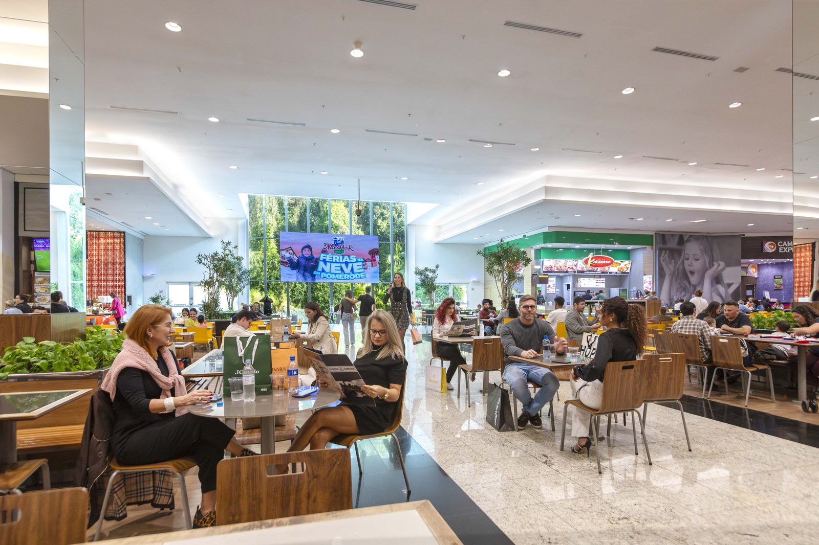 Norte Shopping — área de convivência